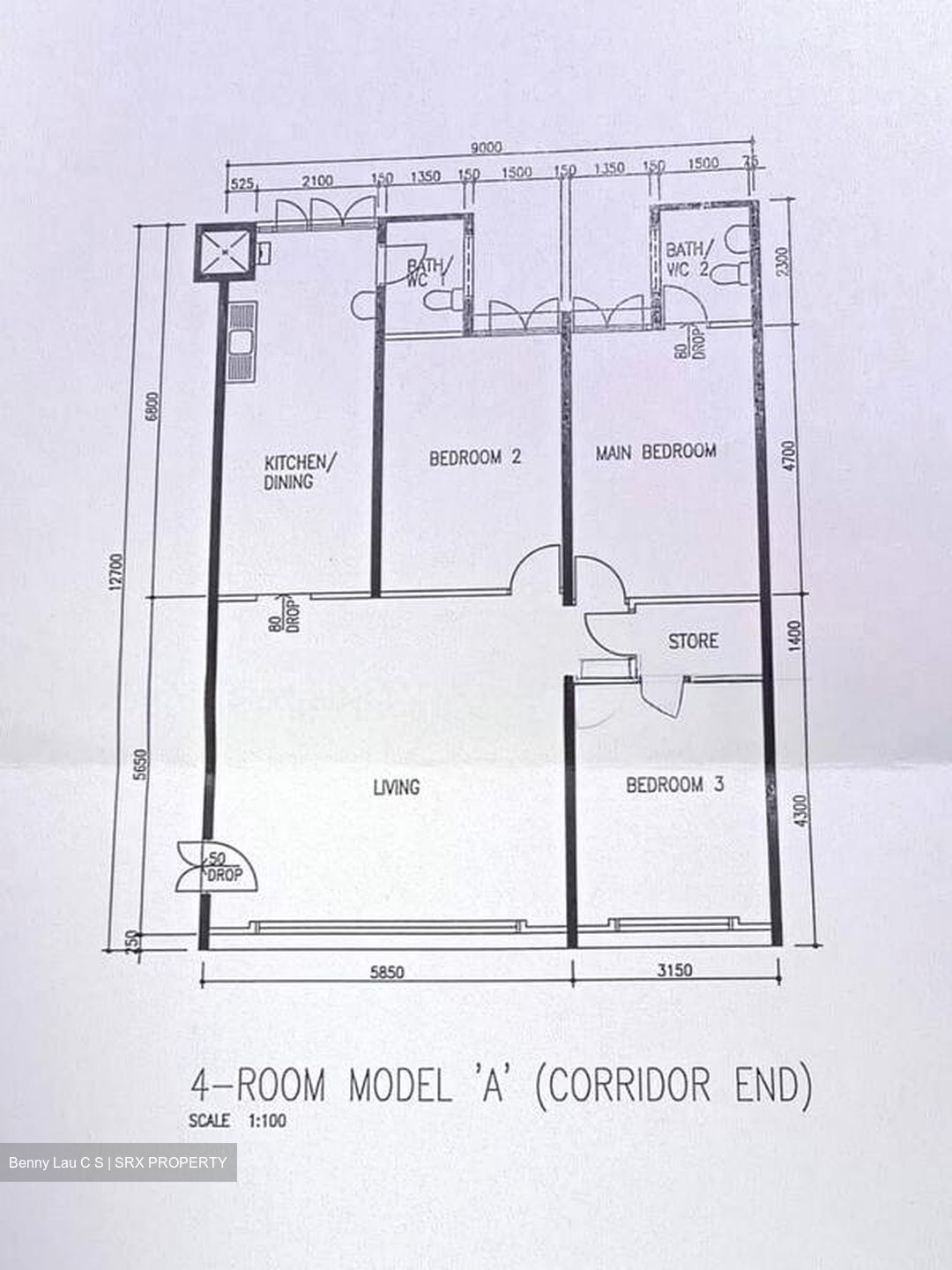 Blk 839 Tampines Palmwalk (Tampines), HDB 4 Rooms #512390341